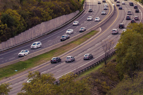 Autobahn Arbeitsweg