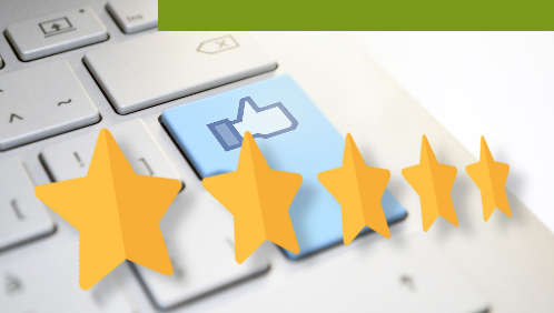Bewertung abgeben 5-Sterne Feedback